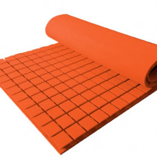 Поролон акустический панель декор квадрат оранжевый лист 2000*1000*50