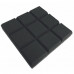 Поролон акустический панель квадрат (лист 2000*1000*50 мм) черный  (темно-серый)