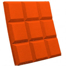 Поролон акустический панель квадрат оранжевый лист 2000*1000*50
