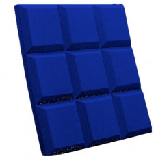 Поролон акустический панель квадрат синий лист 2000*1000*50