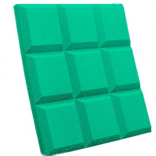 Поролон акустический панель квадрат зеленый лист 2000*1000*50