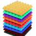 Поролон акустический пирамида 60 мм (основание 20 мм+60 мм пирамида) фиолетовый
