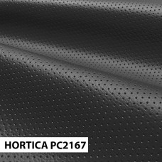 Экокожа HORTICA PC2167 черно-серая перфорация