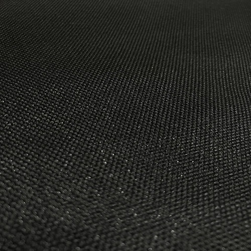 Рогожка обивочная ткань для мебели черная Крафт 02 -  по низкой .