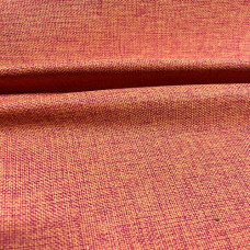 Рогожка обивочная ткань для мебели оранжевая Крафт 28