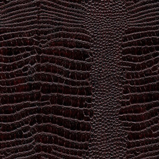 Искусственная кожа, винилискожа крокодил коричневая глянцевая 0,9 мм теневая печать (1331-56)