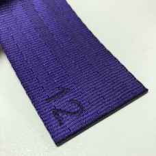 Лента ремня безопасности 12 фиолетовая