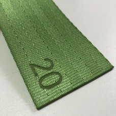 Лента ремня безопасности 20 лайм (зеленый)