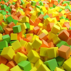 Кубики желтые ST 2236 200*200*200  100 штук