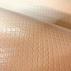 Искусственная кожа змея айс-крем  глянцевая (цв740)
